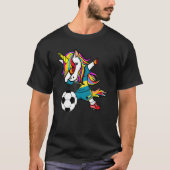 ダビングユニコーンバハマサッカーバハマ国旗So Tシャツ (正面)