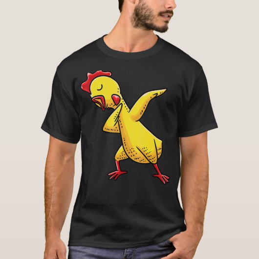 ダビングラバーチキンメンズウィメンズキッズ Tシャツ (正面)