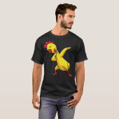 ダビングラバーチキンメンズウィメンズキッズ Tシャツ (正面フル)