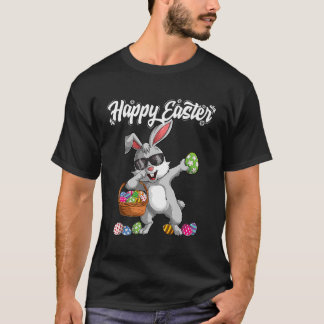 ダビングラビットイースターデイエッグダブバニー Tシャツ