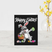 ダビングラビットイースターデイエッグダブボーイズガールズキッド カード (黄色い花)