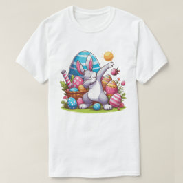 ダビングラビットバニーイースターデーボーイズ女の子のギフト Tシャツ