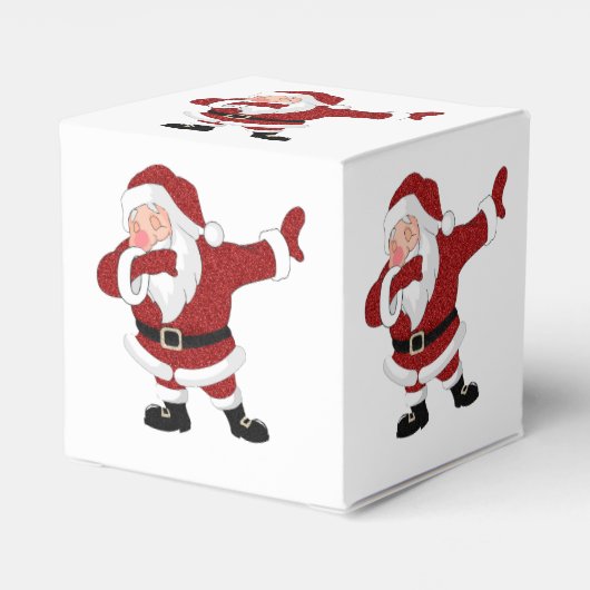 ダビングレッドサンタクロース |おもしろい休日クリスマスユーモア フェイバーボックス (裏面サイド)