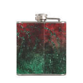 ダビングレッドサンタクロース |おもしろい休日クリスマスユーモア フラスク (裏面)