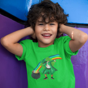 ダビングレプレシャンレインボーポットの金ゴールド Tシャツ