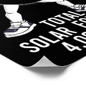 ダビング太陽のトータルEclipse 04.08.2024おもしろいダブボーイ ポスター (角)