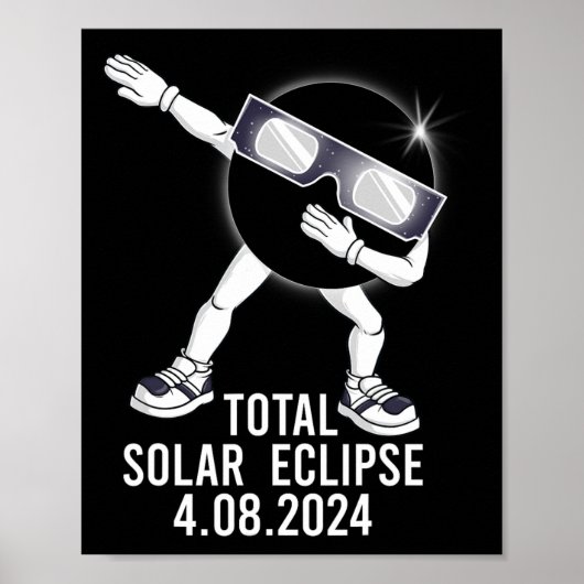 ダビング太陽のトータルEclipse 04.08.2024おもしろいダブボーイ ポスター (正面)