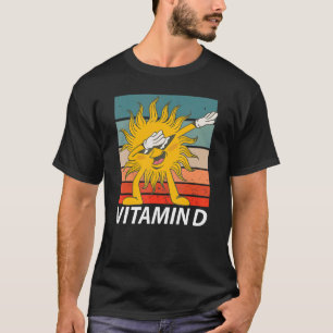 ダビング太陽ビタミンD Tシャツ