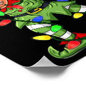 ダビング小妖精や小人クリスマスツリーライトボーイズキッズダブXm ポスター (角)