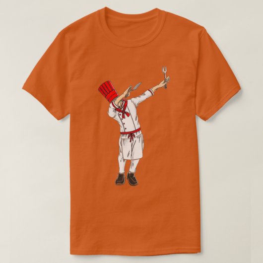 ダビング火鉢シェフ1 Tシャツ (デザイン正面)