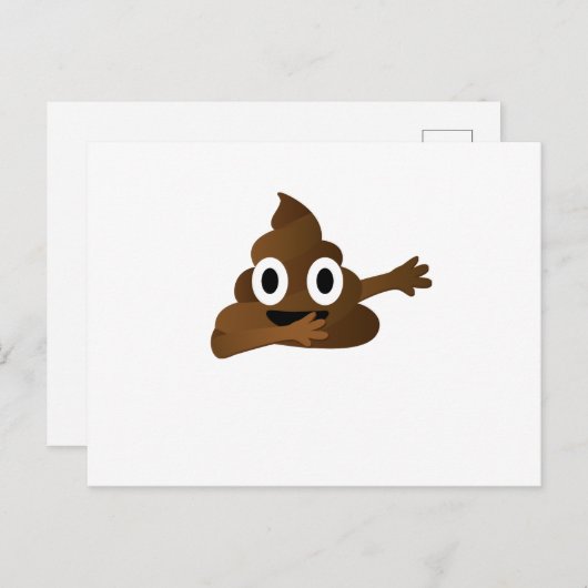 ダビング絵文字おもしろい誕生日ギフトキッズメンズ ポストカード (正面/裏面)