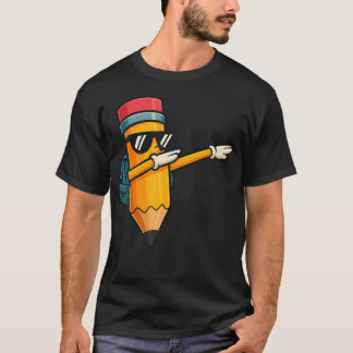 ダビング鉛筆ダンス バックトゥスクール 初日 Tシャツ