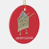 ダビング降臨暦おもしろいキリスト教宗教者 セラミックオーナメント (右)