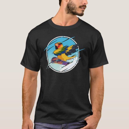 ダビング雪だるまオウムIサンコンア Tシャツ (正面)