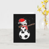 ダビング雪だるまサッカー カード (黄色い花)