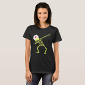 ダビング骨格放射性ナースハロウィンコスト Tシャツ (正面フル)