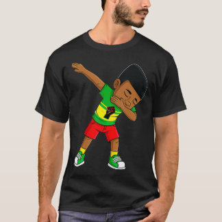 ダビング黒王ジュネファーブラウンスキンボーイズキッズ Tシャツ