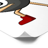 ダビング8 Llビリヤード選手の少年 ポスター (角)