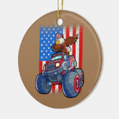 ダビング・イーグル・モンスタートラック7月の少年たち4日 セラミックオーナメント (左)