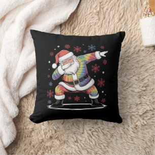 ダビング クリスマス サンタ クリスマスのせいで醜い Xmas クッション