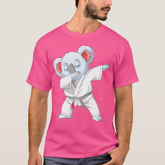 ダビング・コアラブラジル柔術と柔道 Tシャツ (正面)