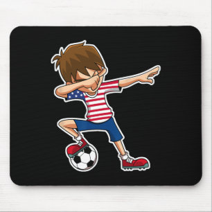 ダビング サッカー ボーイ アメリカ シャツ アメリカ男子ユース マウスパッド