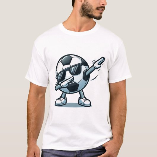 ダビング サッカー Tシャツ おもしろ 少年 男子 女子 スポーツ (正面)