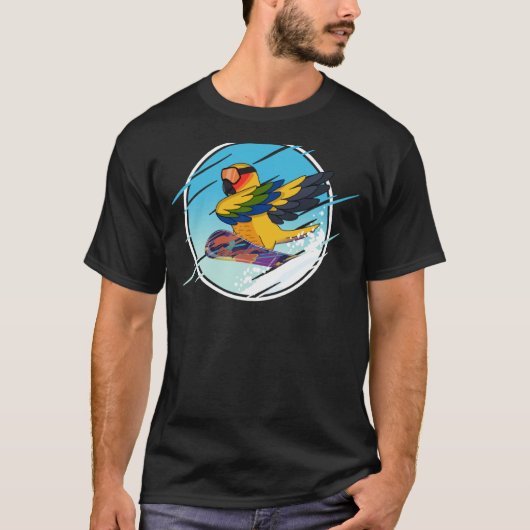 ダビング スノーボード パロットⅠ サン コニュア Tシャツ (正面)