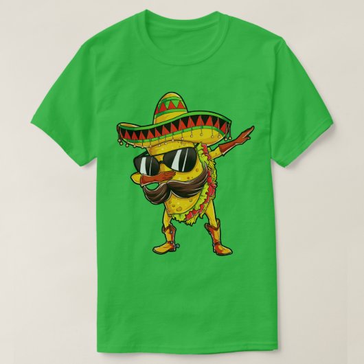 ダビング・タコ火曜日メキシコ料理メキシコのギフト Tシャツ (デザイン正面)