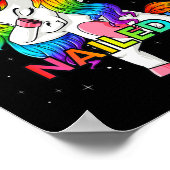 ダビング・ユニコーン幼稚園が卒業を釘付けにした ポスター (角)