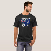 ダビングDalmatian Dog Australiaサッカーファンジャージー Tシャツ (正面フル)