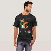 ダビングGerman Shepherd Ireland CurlingファンJerse Tシャツ (正面フル)
