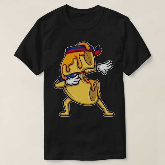 ダビングMacとチーズ7月4日の独立記念日 Tシャツ (デザイン正面)