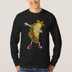 ダビングTaco Cinco De Mayo Boys Men Mexican Food D Tシャツ