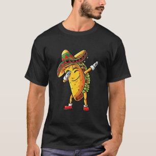 ダビングTaco Cinco De Mayo Boys Men Mexican Food Tシャツ