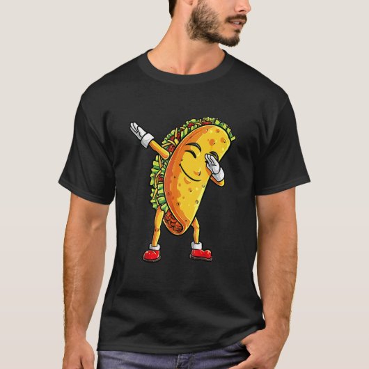 ダビングTaco Cinco De Mayo Boys Men Mexican Food Tシャツ (正面)