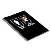 ダビングUnicorn子供たちジュニア花嫁結婚メイドの日 ノートブック (右側)