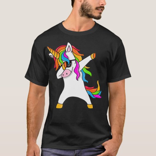 ダビングUnicorn - Unicorn Dab - Unicorn Gift Tシャツ (正面)