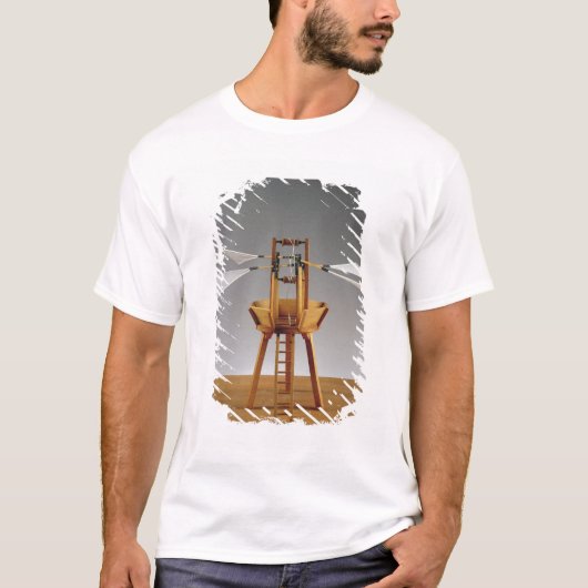 ダビンチのモデル再構成デザイン Tシャツ (正面)