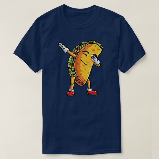 ダビン・タコ・シンコ・デ・マヨ・ボーおもしろいイズ・メキシコ人 Tシャツ (デザイン正面)