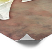 ダフかわいらしォディルフラワーフォトアートプリント ポスター (角)