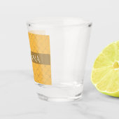 ダフかわいらしオディル金ゴールドクローバーパーソナライズされた ショットグラス (右)