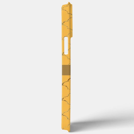 ダフかわいらしオディル金ゴールドクローバーパーソナライズされた Case-Mate iPhoneケース (裏面 / 右)