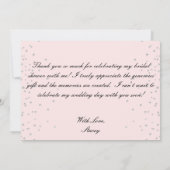 ダファンシーイエレガントヤモンド書 サンキューカード (裏面)