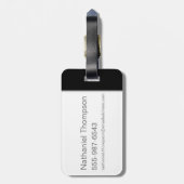 ダフィーダック™怒顔 ラゲッジタグ (裏面縦)