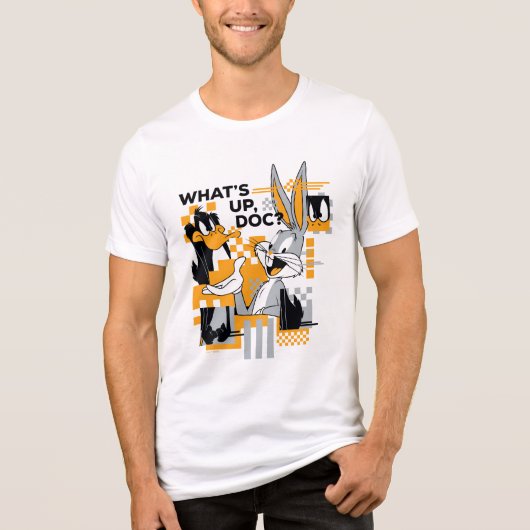 ダフィーDUCK™ & BUGSバニー™グリッチ トライブレンドＴシャツ (正面)