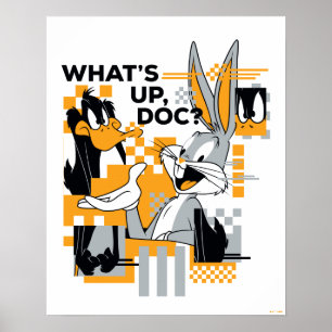 ダフィーDUCK™ & BUGSバニー™グリッチ ポスター