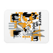 ダフィーDUCK™ & BUGSバニー™グリッチ マグネット (横)