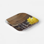 ダフォジルとカウボーイブーツCountry Western 結婚's ペーパープレート (傾斜あり)