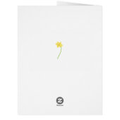 ダフォジルとチューリップカード (裏面)